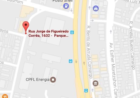 Mapa do instituto CPFL